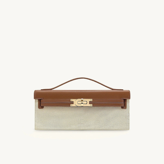 Lorance™ Sac à Main Clémence - Toile marron