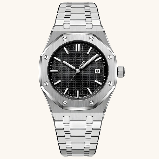 Lorance™ Royal Genève 41mm - Argent / Pierre