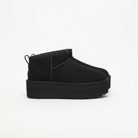 Lorance™ Mini Bottine Plate Sydney - Noir
